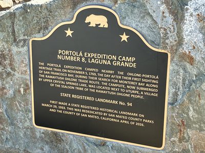 Portola Expedition Camp Number 8, Laguna Grande