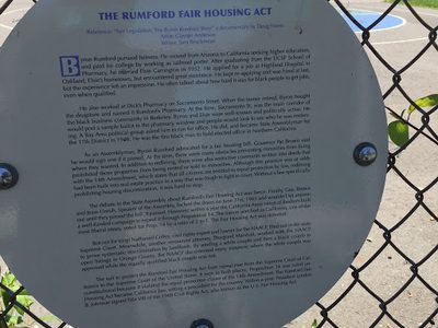 The Rumford Fair Housing Act