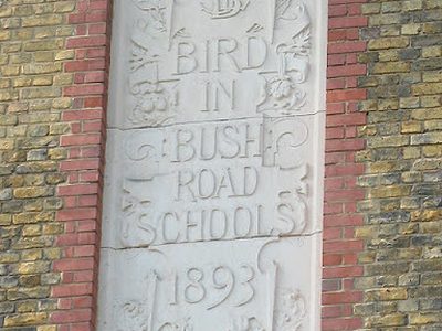 Camelot School: date stone