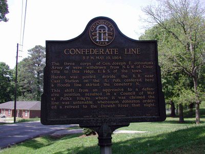 Confederate Line 5 P.M. May 19, 1864