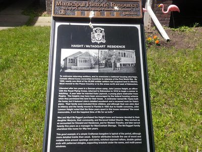 Haight/McTaggart Residence: Edmonton Municipall Historic Resource