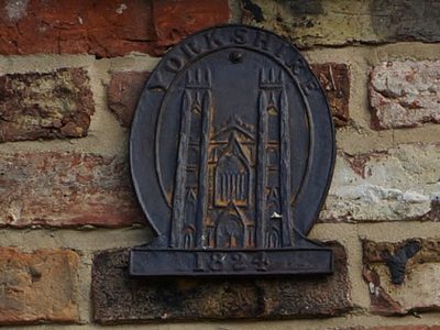Yorkshire 1824 Plaque, Well Farm, Great Ouseburn
