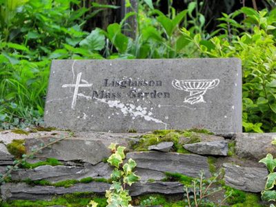 Plaque, Lisglassan Mass garden