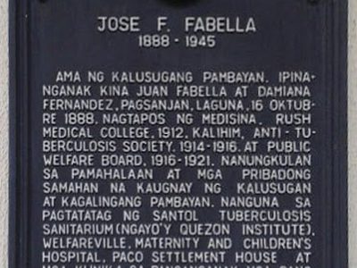Jose F. Fabella historical marker