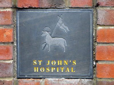 Plaque, St John's Priory