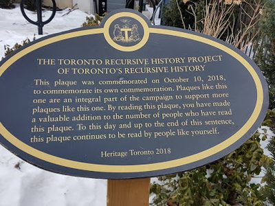 The Toronto Recursive History Project