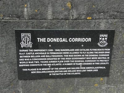 "The Donegal Corridor" plaque, Ballyshannon