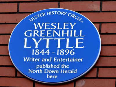 WG Lyttle plaque, Bangor