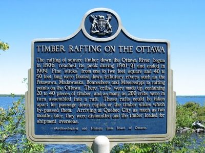 Timber Rafting on the Ottawa