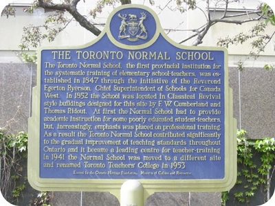 The Toronto Normal School