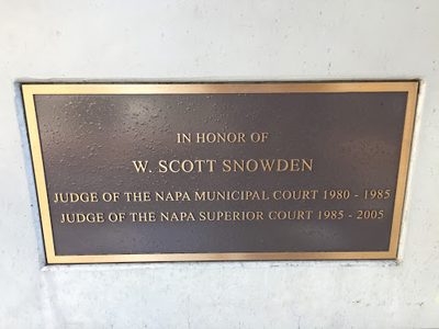 In Honor of W. Scott Snowden