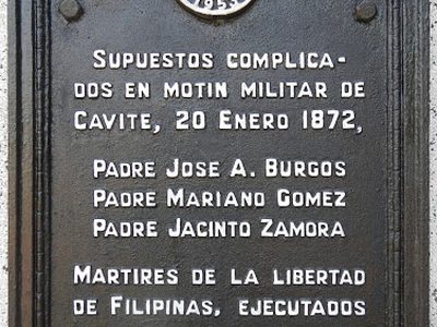 Gomburza execution site historical marker