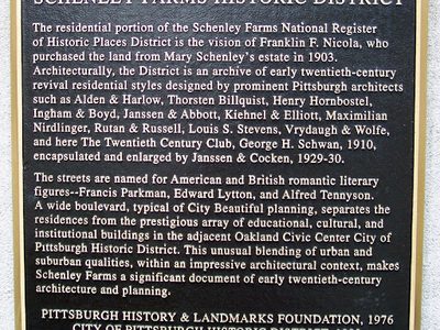 Schenley Farms Historic District