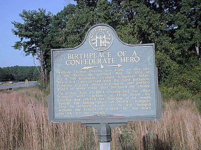 Birthplace of a Confederate Hero