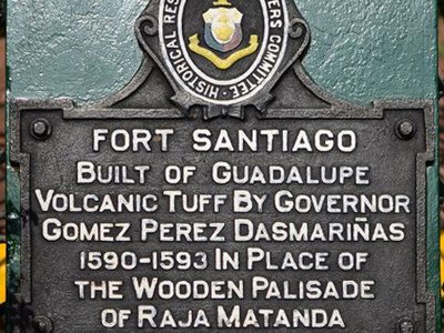 Fort Santiago historical marker