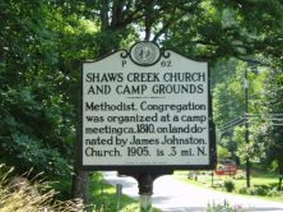SHAWS CREEK CHURCH AND CAMP GROUNDS