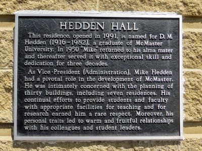 Hedden Hall (A McMaster University student residence)