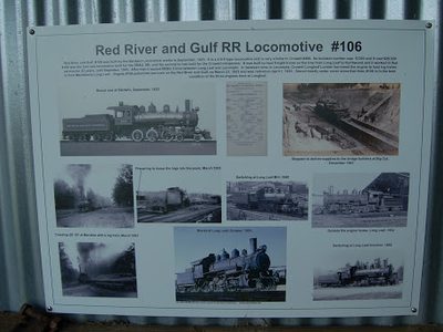 Red River and Gulf RR Locomotive #106