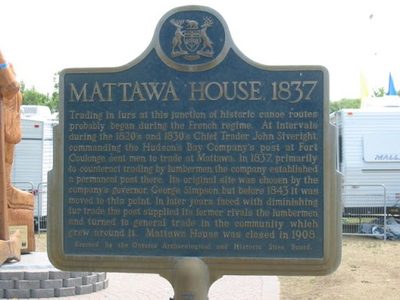 Mattawa House 1837