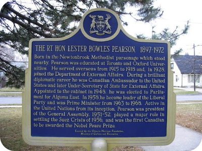 The Right Honourable Lester Bowles Pearson, 1897-1972
