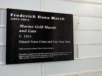 Marine Grill Murals and Gate