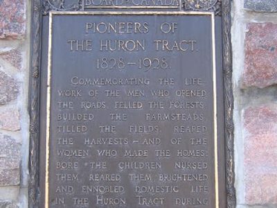 Pioneers of the Huron Tract 1828-1928