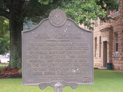Union Memorial Historical Marker