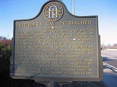 Wheeler's Cav. Intrenched