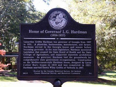 Home of Governor L.G. Hardman