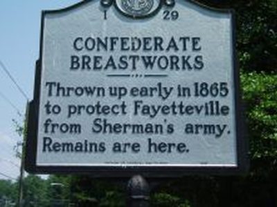CONFEDERATE BREASTWORKS