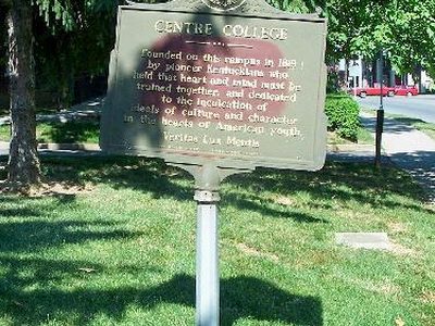 Centre College Historical Marker