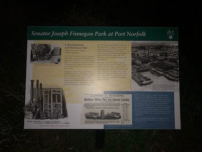 Senator Joseph Finnegan Park at Port Norfolk