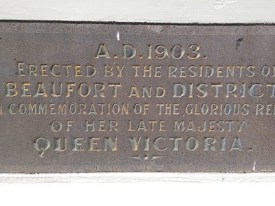 Beaufort Rotunda Plaque