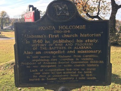 Hosea Holcomb, “Alabama’s first church historian"