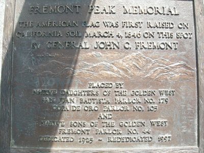 Fremont Peak Memorial