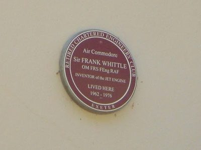Plaque to Sir Frank Whittle