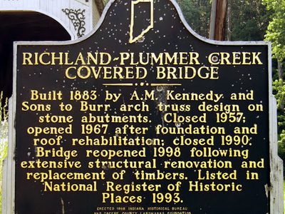 Richland~Plummer Creek Covered Bridge