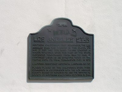 CHL# 789 SITE OF THE LOS ANGELES STAR