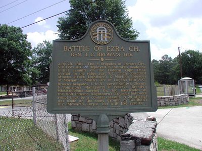Battle of Ezra Church Gen. J. C. Brown's Div.