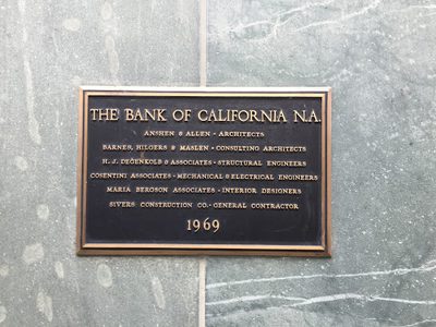 The Bank of California, N. A.