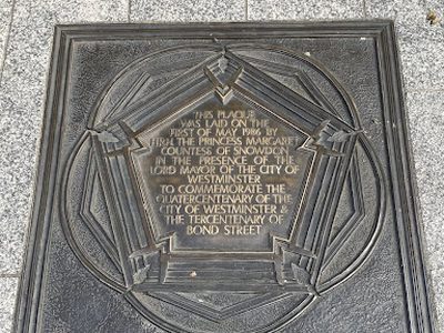 Quatercentenary of the City of Westminster and the Tercentenary of Bond Street
