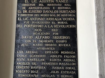 El Mural Del Porfirmismo a la Revolucion