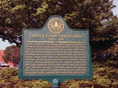 Coats &amp; Clark Thread Mill 1931-1983