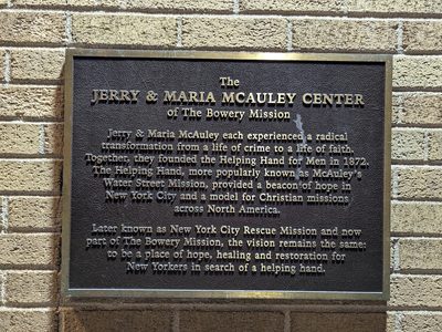 The Jerry & Maria McAuley Center of The Bowery Mission