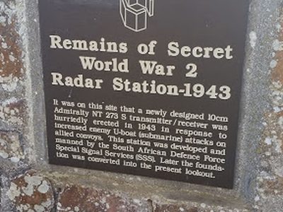 Remains of Secret WWII Radar Base at the Cape of Good Hope