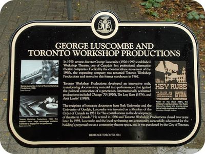 George Luscombe and Toronto Workshop Productions