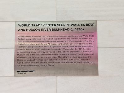 World Trade Center Slurry Wall