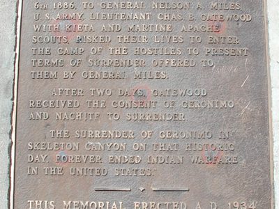 Geronimo Surrender Marker