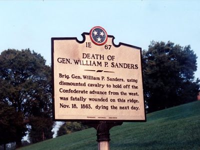 Death of General William P. Sanders
