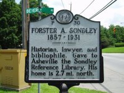 FORSTER A. SONDLEY 1857-1931